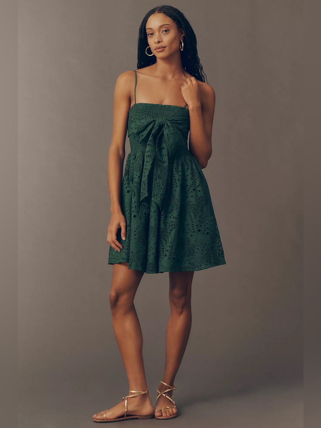 Nwt Farm Rio Sleeveless Bow Mini Dress Large